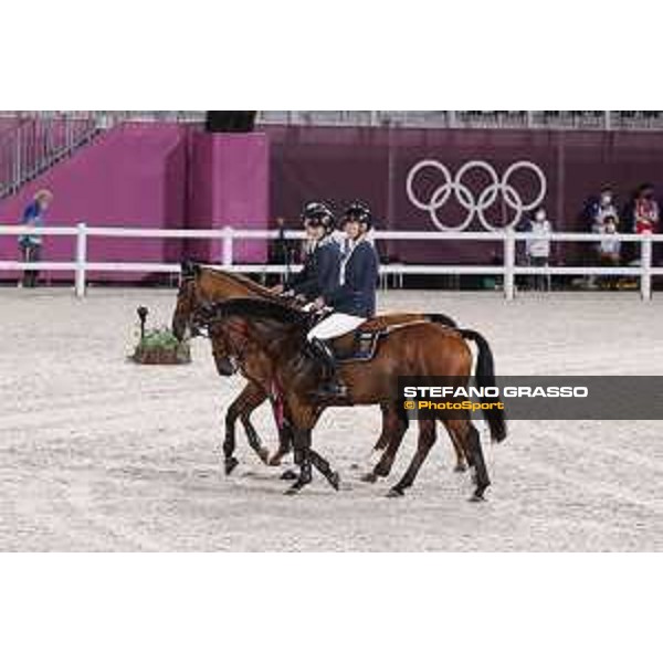 Tokyo 2020 Olympic Games - Show Jumping Team 1st Qualifier - Team Sweden: Henrik von Eckermann, Malin Baryard, Peder Fredricson - Gold Medal Tokyo, Equestrian Park - 07 August 2021 Ph. Stefano Grasso