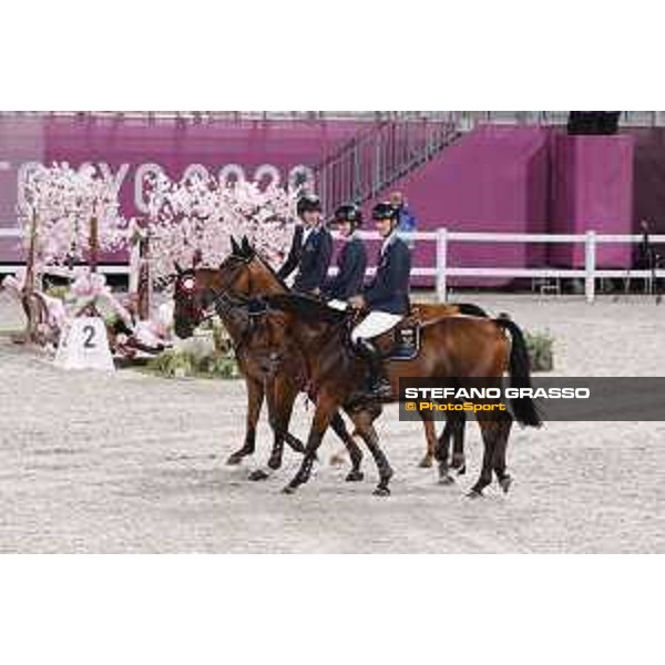 Tokyo 2020 Olympic Games - Show Jumping Team 1st Qualifier - Team Sweden: Henrik von Eckermann, Malin Baryard, Peder Fredricson - Gold Medal Tokyo, Equestrian Park - 07 August 2021 Ph. Stefano Grasso