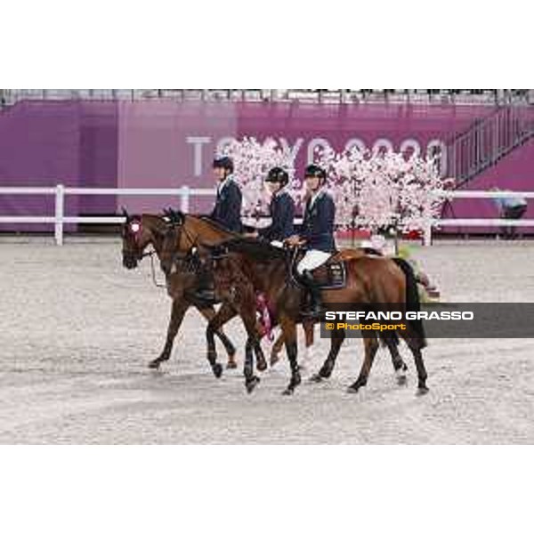 Tokyo 2020 Olympic Games - Show Jumping Team 1st Qualifier - Team Sweden: Henrik von Eckermann, Malin Baryard, Peder Fredricson - Gold Medal Tokyo, Equestrian Park - 07 August 2021 Ph. Stefano Grasso