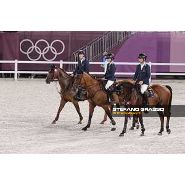 Tokyo 2020 Olympic Games - Show Jumping Team 1st Qualifier - Team Sweden: Henrik von Eckermann, Malin Baryard, Peder Fredricson - Gold Medal Tokyo, Equestrian Park - 07 August 2021 Ph. Stefano Grasso