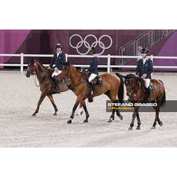 Tokyo 2020 Olympic Games - Show Jumping Team 1st Qualifier - Team Sweden: Henrik von Eckermann, Malin Baryard, Peder Fredricson - Gold Medal Tokyo, Equestrian Park - 07 August 2021 Ph. Stefano Grasso