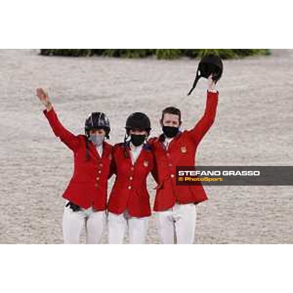 Tokyo 2020 Olympic Games - Show Jumping Team 1st Qualifier - Team USA: Laura Kraut, Jessica Springsteen, McLain Ward - Silver Medal Tokyo, Equestrian Park - 07 August 2021 Ph. Stefano Grasso