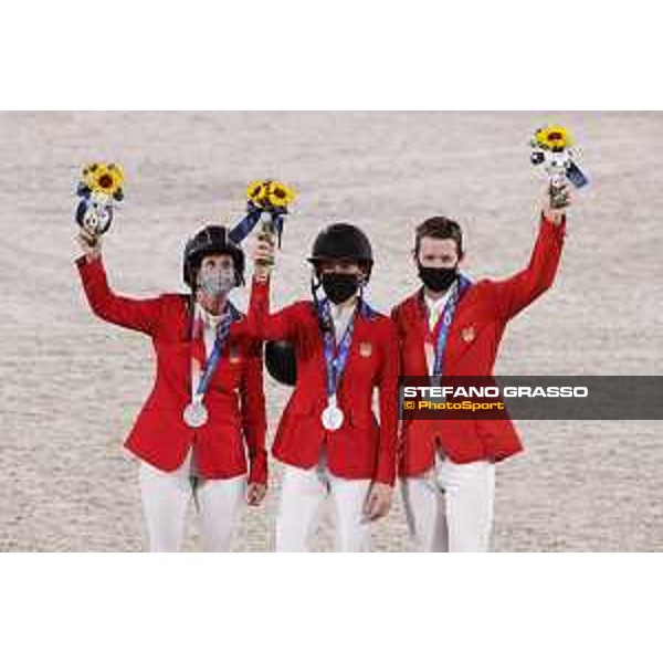 Tokyo 2020 Olympic Games - Show Jumping Team 1st Qualifier - Team USA: Laura Kraut, Jessica Springsteen, McLain Ward - Silver Medal Tokyo, Equestrian Park - 07 August 2021 Ph. Stefano Grasso