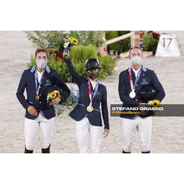 Tokyo 2020 Olympic Games - Show Jumping Team 1st Qualifier - Team Sweden: Henrik von Eckermann, Malin Baryard, Peder Fredricson - Gold Medal Tokyo, Equestrian Park - 07 August 2021 Ph. Stefano Grasso