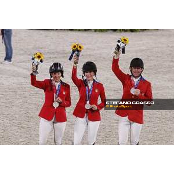 Tokyo 2020 Olympic Games - Show Jumping Team 1st Qualifier - Team USA: Laura Kraut, Jessica Springsteen, McLain Ward - Silver Medal Tokyo, Equestrian Park - 07 August 2021 Ph. Stefano Grasso
