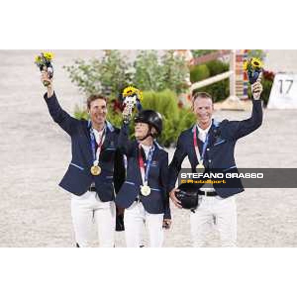 Tokyo 2020 Olympic Games - Show Jumping Team 1st Qualifier - Team Sweden: Henrik von Eckermann, Malin Baryard, Peder Fredricson - Gold Medal Tokyo, Equestrian Park - 07 August 2021 Ph. Stefano Grasso