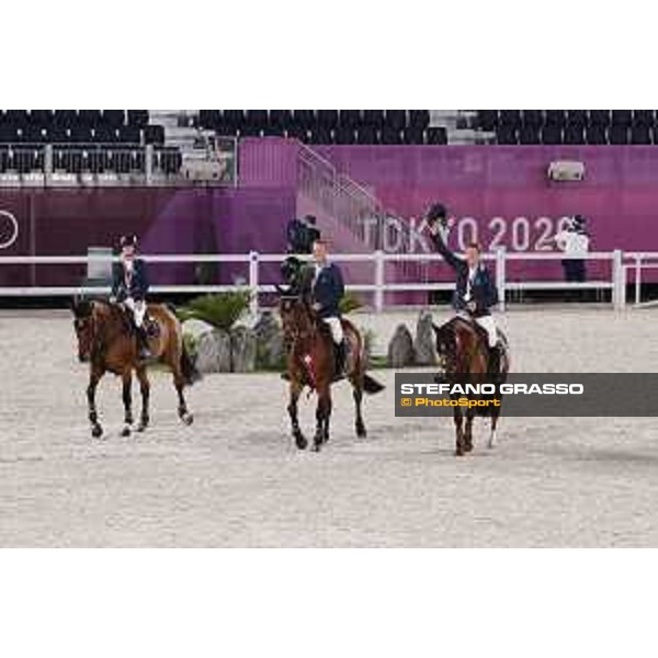 Tokyo 2020 Olympic Games - Show Jumping Team 1st Qualifier - Team Sweden: Henrik von Eckermann, Malin Baryard, Peder Fredricson - Gold Medal Tokyo, Equestrian Park - 07 August 2021 Ph. Stefano Grasso