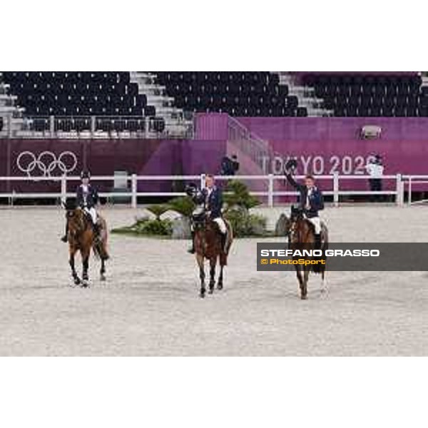 Tokyo 2020 Olympic Games - Show Jumping Team 1st Qualifier - Team Sweden: Henrik von Eckermann, Malin Baryard, Peder Fredricson - Gold Medal Tokyo, Equestrian Park - 07 August 2021 Ph. Stefano Grasso