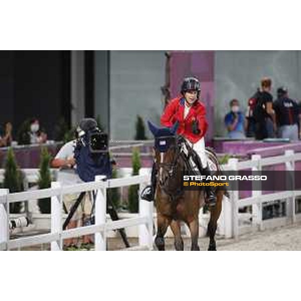 Tokyo 2020 Olympic Games - Show Jumping Team 1st Qualifier - Laura Kraut on Baloutinue Tokyo, Equestrian Park - 07 August 2021 Ph. Stefano Grasso