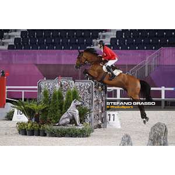 Tokyo 2020 Olympic Games - Show Jumping Team 1st Qualifier - Pieter Devos on Claire Z Tokyo, Equestrian Park - 07 August 2021 Ph. Stefano Grasso