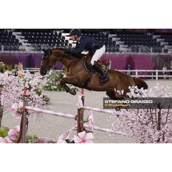 Tokyo 2020 Olympic Games - Show Jumping Team 1st Qualifier - Henrik von Eckermann on King Edward Tokyo, Equestrian Park - 07 August 2021 Ph. Stefano Grasso