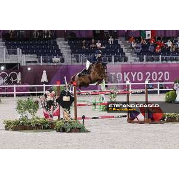 Tokyo 2020 Olympic Games - Show Jumping Team 1st Qualifier - Henrik von Eckermann on King Edward Tokyo, Equestrian Park - 07 August 2021 Ph. Stefano Grasso