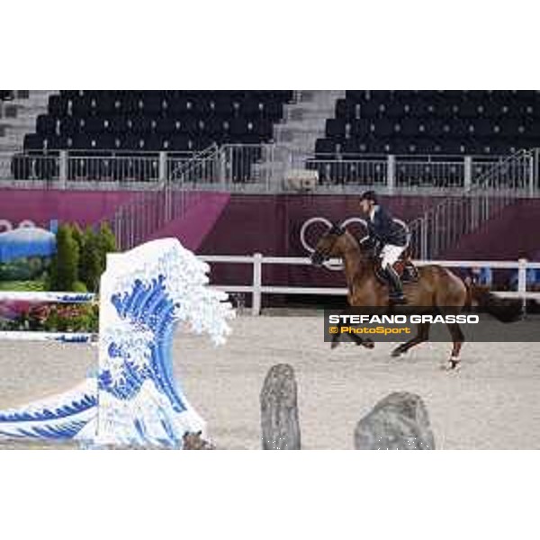 Tokyo 2020 Olympic Games - Show Jumping Team 1st Qualifier - Henrik von Eckermann on King Edward Tokyo, Equestrian Park - 07 August 2021 Ph. Stefano Grasso