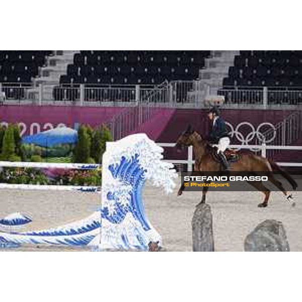Tokyo 2020 Olympic Games - Show Jumping Team 1st Qualifier - Henrik von Eckermann on King Edward Tokyo, Equestrian Park - 07 August 2021 Ph. Stefano Grasso