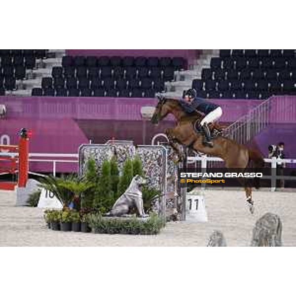 Tokyo 2020 Olympic Games - Show Jumping Team 1st Qualifier - Henrik von Eckermann on King Edward Tokyo, Equestrian Park - 07 August 2021 Ph. Stefano Grasso