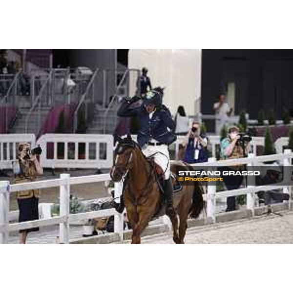 Tokyo 2020 Olympic Games - Show Jumping Team 1st Qualifier - Henrik von Eckermann on King Edward Tokyo, Equestrian Park - 07 August 2021 Ph. Stefano Grasso