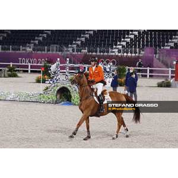 Tokyo 2020 Olympic Games - Show Jumping Team 1st Qualifier - Harrie Smolders on Bingo du Parc Tokyo, Equestrian Park - 07 August 2021 Ph. Stefano Grasso