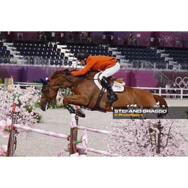 Tokyo 2020 Olympic Games - Show Jumping Team 1st Qualifier - Harrie Smolders on Bingo du Parc Tokyo, Equestrian Park - 07 August 2021 Ph. Stefano Grasso