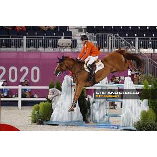 Tokyo 2020 Olympic Games - Show Jumping Team 1st Qualifier - Harrie Smolders on Bingo du Parc Tokyo, Equestrian Park - 07 August 2021 Ph. Stefano Grasso