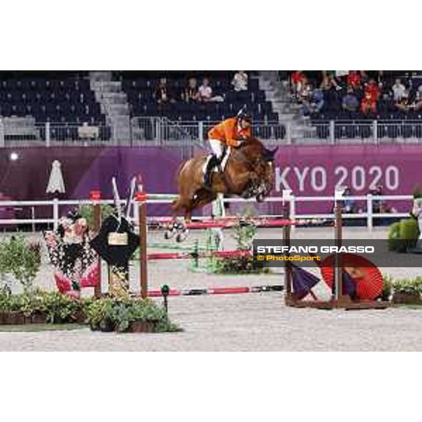 Tokyo 2020 Olympic Games - Show Jumping Team 1st Qualifier - Harrie Smolders on Bingo du Parc Tokyo, Equestrian Park - 07 August 2021 Ph. Stefano Grasso