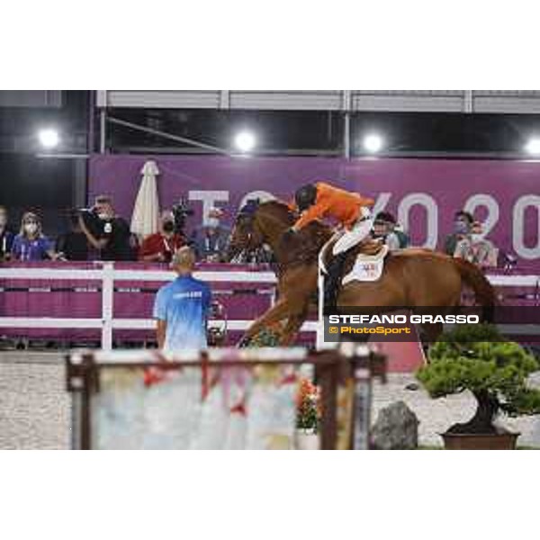 Tokyo 2020 Olympic Games - Show Jumping Team 1st Qualifier - Harrie Smolders on Bingo du Parc Tokyo, Equestrian Park - 07 August 2021 Ph. Stefano Grasso