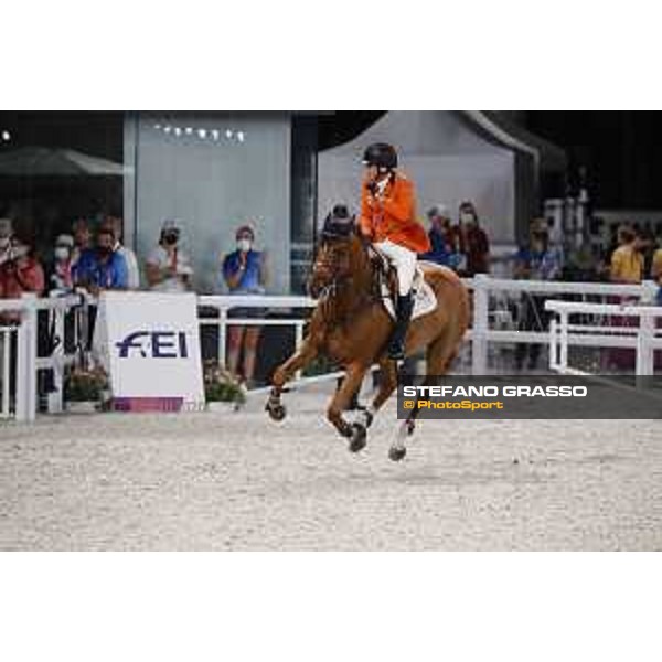 Tokyo 2020 Olympic Games - Show Jumping Team 1st Qualifier - Harrie Smolders on Bingo du Parc Tokyo, Equestrian Park - 07 August 2021 Ph. Stefano Grasso
