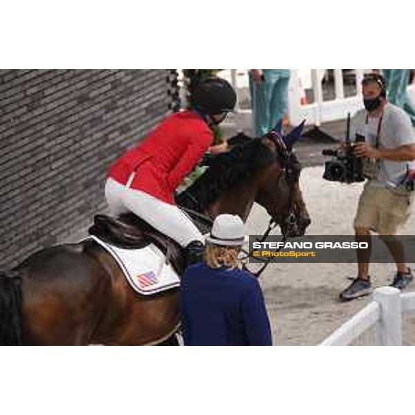 Tokyo 2020 Olympic Games - Show Jumping Team 1st Qualifier - Jessica Springsteen on Don Juan van de Donkhoeve Tokyo, Equestrian Park - 07 August 2021 Ph. Stefano Grasso