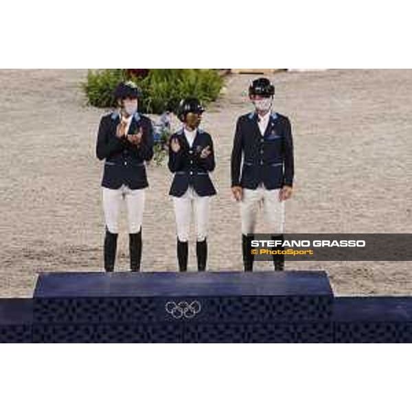 Tokyo 2020 Olympic Games - Show Jumping Team 1st Qualifier - Team Sweden: Henrik von Eckermann, Malin Baryard, Peder Fredricson - Gold Medal Tokyo, Equestrian Park - 07 August 2021 Ph. Stefano Grasso