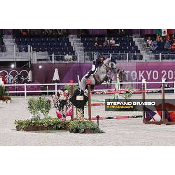 Tokyo 2020 Olympic Games - Show Jumping Team 1st Qualifier - Mathieu Billot on Quel Filou 13 Tokyo, Equestrian Park - 07 August 2021 Ph. Stefano Grasso