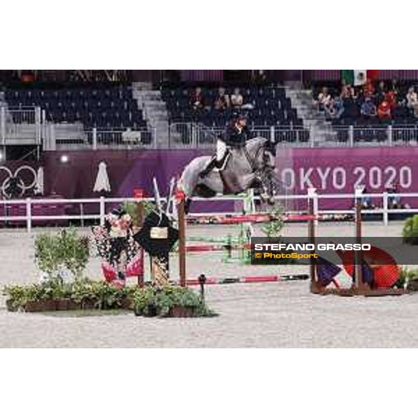 Tokyo 2020 Olympic Games - Show Jumping Team 1st Qualifier - Mathieu Billot on Quel Filou 13 Tokyo, Equestrian Park - 07 August 2021 Ph. Stefano Grasso