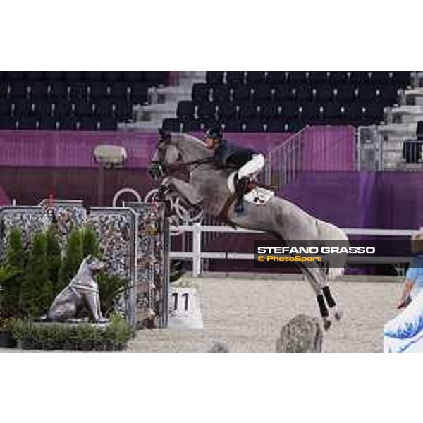 Tokyo 2020 Olympic Games - Show Jumping Team 1st Qualifier - Mathieu Billot on Quel Filou 13 Tokyo, Equestrian Park - 07 August 2021 Ph. Stefano Grasso