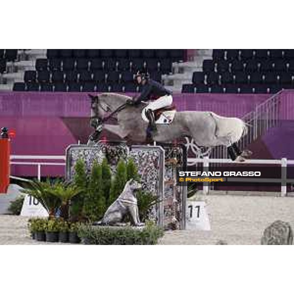 Tokyo 2020 Olympic Games - Show Jumping Team 1st Qualifier - Mathieu Billot on Quel Filou 13 Tokyo, Equestrian Park - 07 August 2021 Ph. Stefano Grasso
