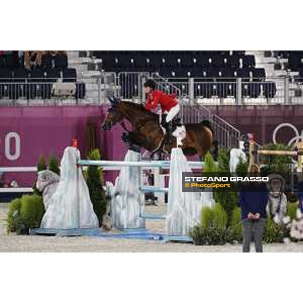 Tokyo 2020 Olympic Games - Show Jumping Team 1st Qualifier - Jessica Springsteen on Don Juan van de Donkhoeve Tokyo, Equestrian Park - 07 August 2021 Ph. Stefano Grasso