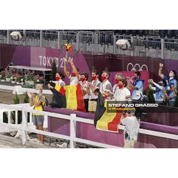 Tokyo 2020 Olympic Games - Show Jumping Team 1st Qualifier - Team Belgium: Pieter Devos, Jerome Guery, Gregory Wathelet - Bronze Medal Tokyo, Equestrian Park - 07 August 2021 Ph. Stefano Grasso