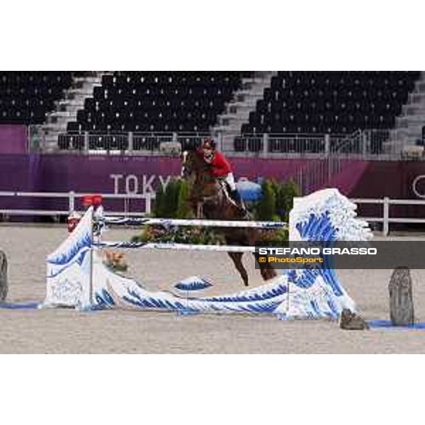Tokyo 2020 Olympic Games - Show Jumping Team 1st Qualifier - Bryan Balsiger on Twentytwo des Biches Tokyo, Equestrian Park - 07 August 2021 Ph. Stefano Grasso
