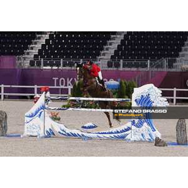 Tokyo 2020 Olympic Games - Show Jumping Team 1st Qualifier - Bryan Balsiger on Twentytwo des Biches Tokyo, Equestrian Park - 07 August 2021 Ph. Stefano Grasso