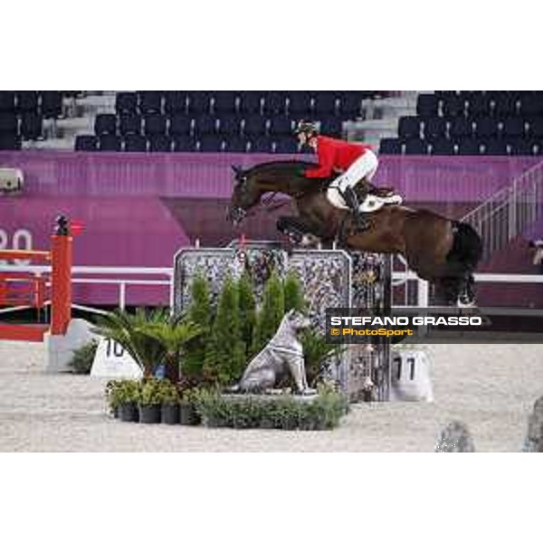 Tokyo 2020 Olympic Games - Show Jumping Team 1st Qualifier - Maurice Tebbel on Don Diarado Tokyo, Equestrian Park - 07 August 2021 Ph. Stefano Grasso