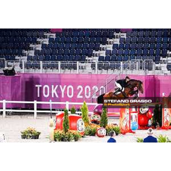 Tokyo 2020 Olympic Games - Show Jumping Team 1st Qualifier - Yaofeng Li on Jericho Dwerse Hagen Tokyo, Equestrian Park - 06 August 2021 Ph. Stefano Grasso