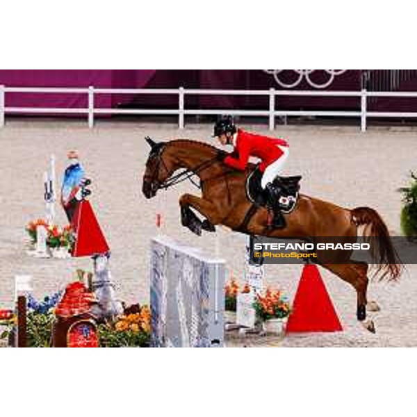 Tokyo 2020 Olympic Games - Show Jumping Team 1st Qualifier - Daisuke Fukushima on Chanyon Tokyo, Equestrian Park - 06 August 2021 Ph. Stefano Grasso