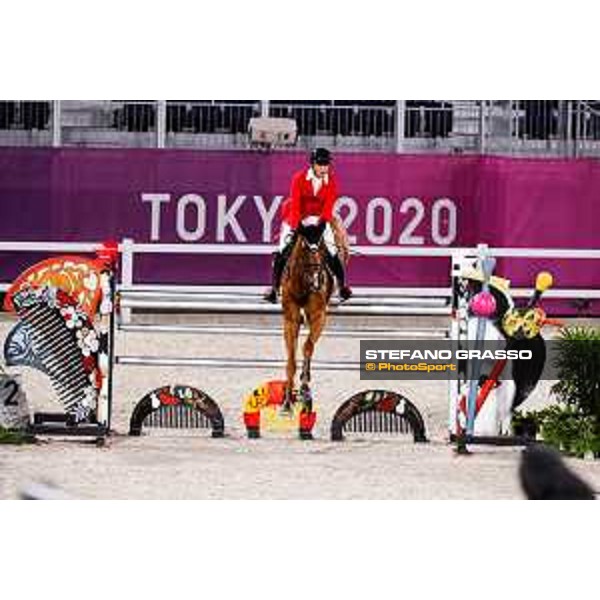Tokyo 2020 Olympic Games - Show Jumping Team 1st Qualifier - Daisuke Fukushima on Chanyon Tokyo, Equestrian Park - 06 August 2021 Ph. Stefano Grasso