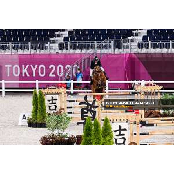 Tokyo 2020 Olympic Games - Show Jumping Team 1st Qualifier - Jose Maria (jr) Larocca on Finn Lente Tokyo, Equestrian Park - 06 August 2021 Ph. Stefano Grasso