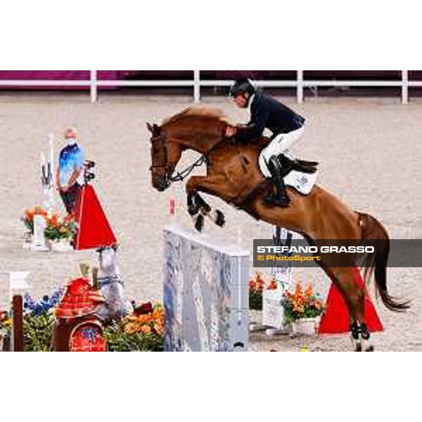 Tokyo 2020 Olympic Games - Show Jumping Team 1st Qualifier - Jose Maria (jr) Larocca on Finn Lente Tokyo, Equestrian Park - 06 August 2021 Ph. Stefano Grasso