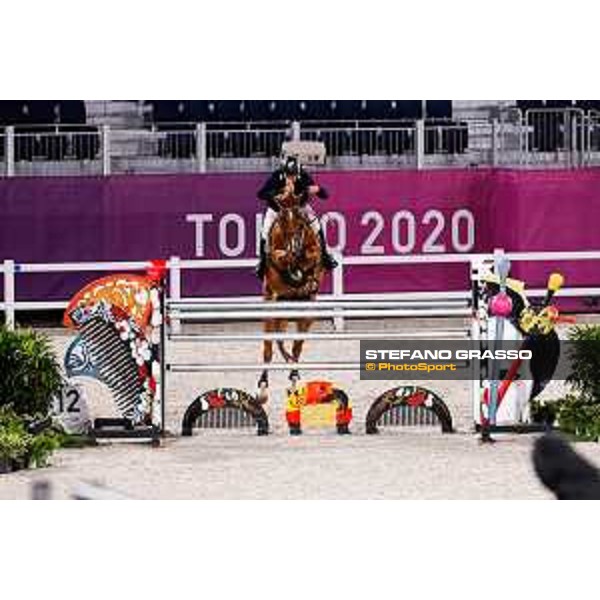 Tokyo 2020 Olympic Games - Show Jumping Team 1st Qualifier - Jose Maria (jr) Larocca on Finn Lente Tokyo, Equestrian Park - 06 August 2021 Ph. Stefano Grasso