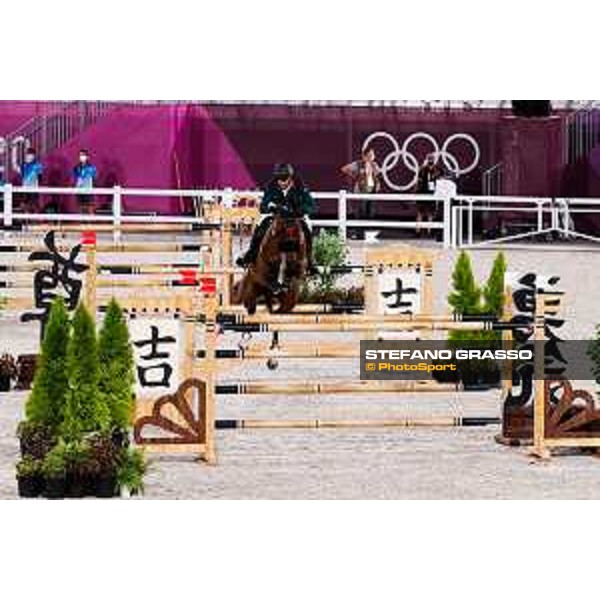 Tokyo 2020 Olympic Games - Show Jumping Team 1st Qualifier - Ali Al Ahrach on Golden Lady Tokyo, Equestrian Park - 06 August 2021 Ph. Stefano Grasso