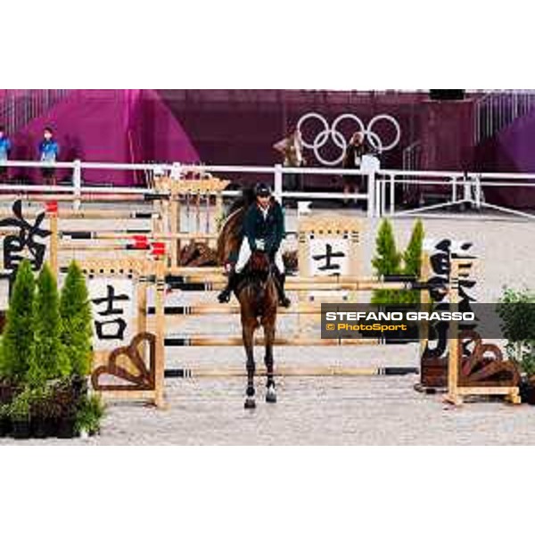 Tokyo 2020 Olympic Games - Show Jumping Team 1st Qualifier - Ali Al Ahrach on Golden Lady Tokyo, Equestrian Park - 06 August 2021 Ph. Stefano Grasso