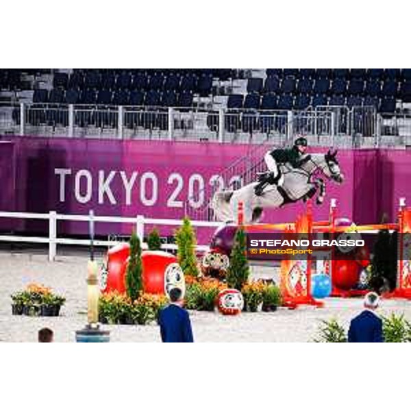 Tokyo 2020 Olympic Games - Show Jumping Team 1st Qualifier - Shane Sweetnam on Karlin van \'t Vennehof Tokyo, Equestrian Park - 06 August 2021 Ph. Stefano Grasso