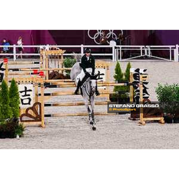 Tokyo 2020 Olympic Games - Show Jumping Team 1st Qualifier - Shane Sweetnam on Karlin van \'t Vennehof Tokyo, Equestrian Park - 06 August 2021 Ph. Stefano Grasso