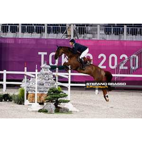 Tokyo 2020 Olympic Games - Show Jumping Team 1st Qualifier - Henrik von Eckermann on King Edward Tokyo, Equestrian Park - 06 August 2021 Ph. Stefano Grasso