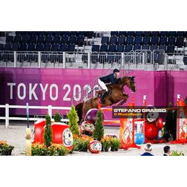 Tokyo 2020 Olympic Games - Show Jumping Team 1st Qualifier - Henrik von Eckermann on King Edward Tokyo, Equestrian Park - 06 August 2021 Ph. Stefano Grasso