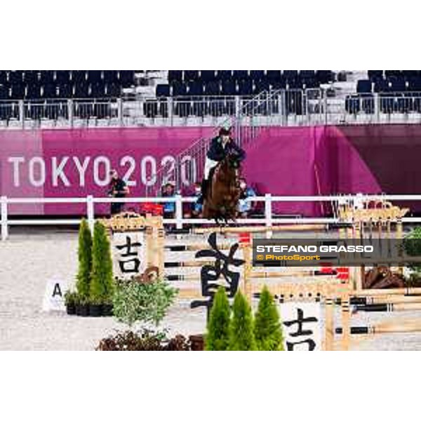 Tokyo 2020 Olympic Games - Show Jumping Team 1st Qualifier - Henrik von Eckermann on King Edward Tokyo, Equestrian Park - 06 August 2021 Ph. Stefano Grasso